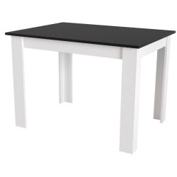 Stół kuchenny NP 120x80 Czarny + Biały